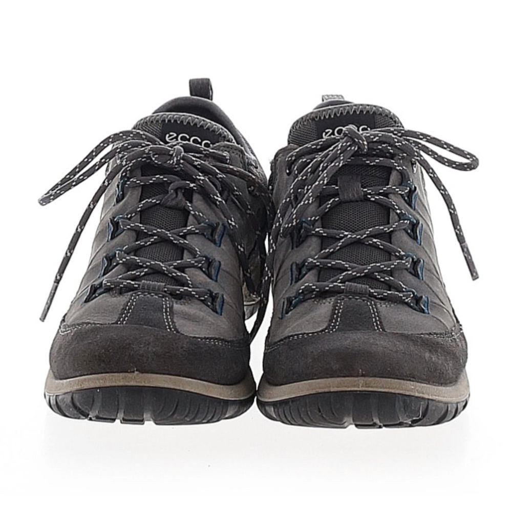 Ecco Women’s Charcoal Gray Suede Lace-Up Athletic Shoes